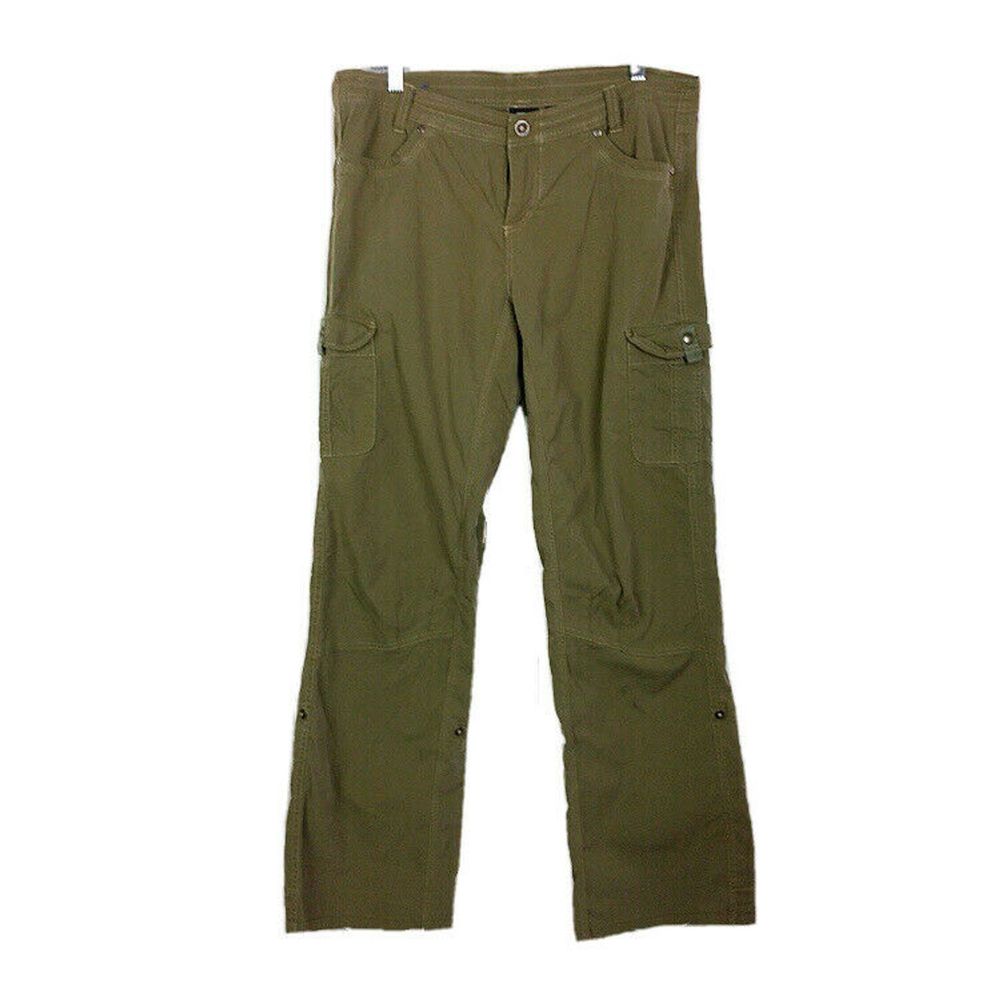 Kuhl Hiking Women 14 Reg Green Outdoor Pants